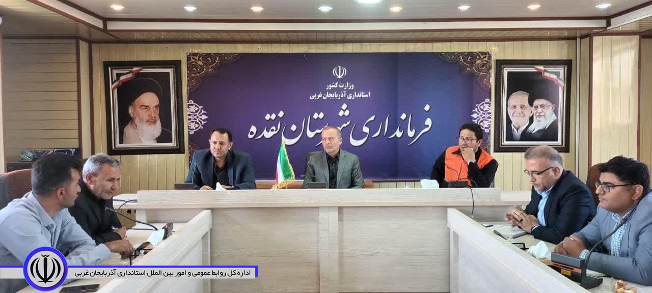 نشست مشورتی دهیاران بخش مرکزی با حضور جعفری سرپرست فرمانداری شهرستان نقده برگزار شد