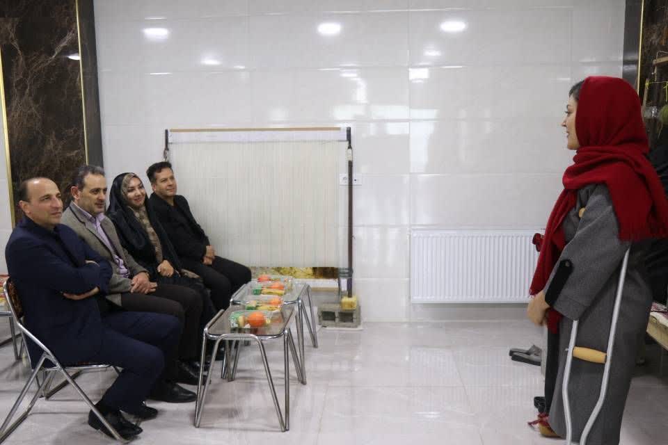 بهره‌برداری از کارگاه تولیدی حمایتی معلولین در شهرستان نقده همزمان با دهه مبارک فجر