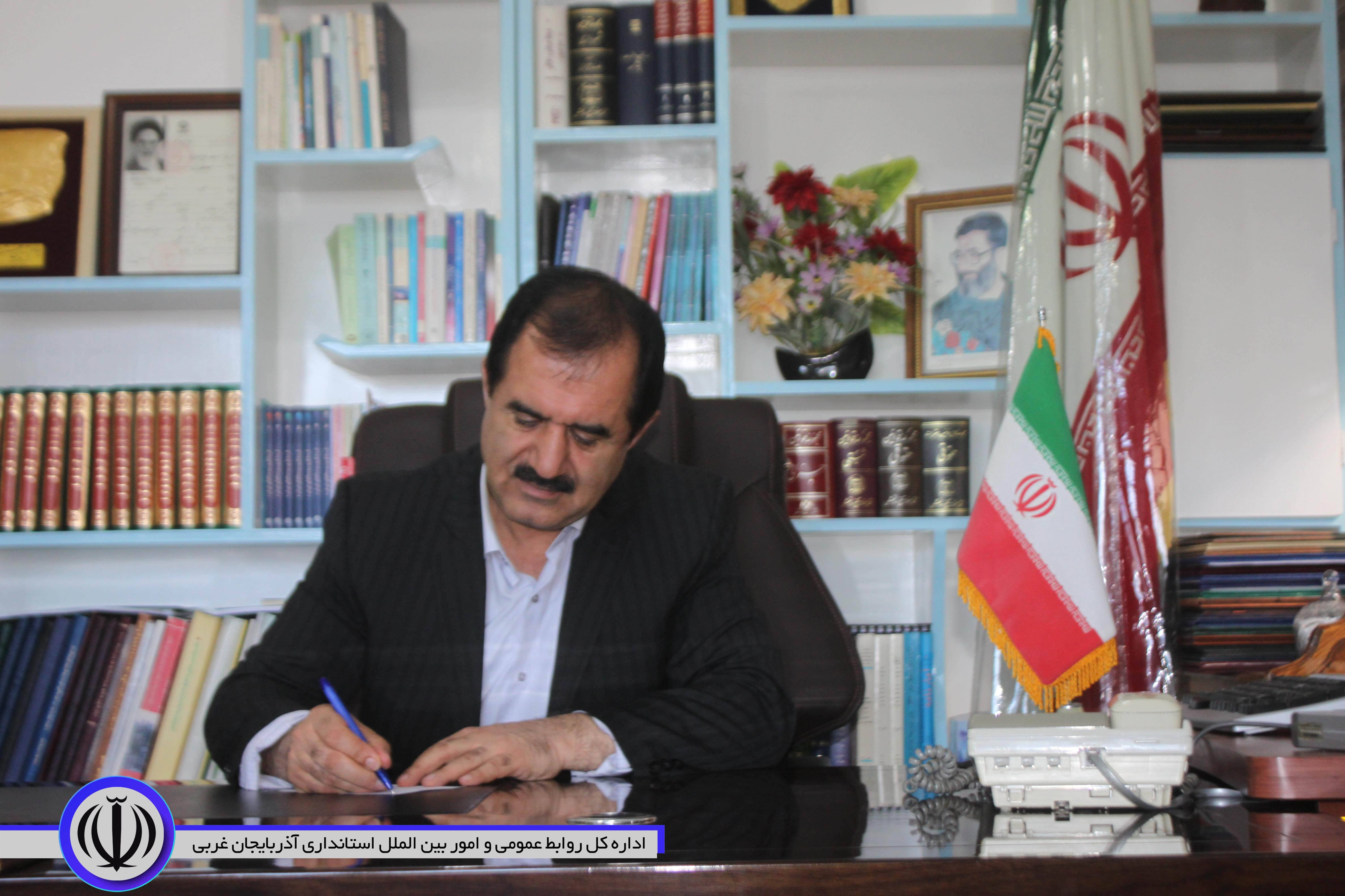 مرتضی فرامرزی فرماندار نقده با صدور پیامی روز خبرنگار را تبریک گفت