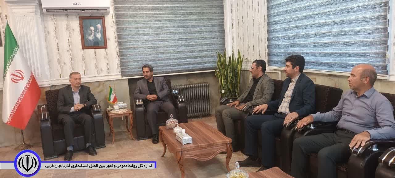 دیدار رییس دادگستری و دادستان شهرستان با جعفری سرپرست فرمانداری نقده