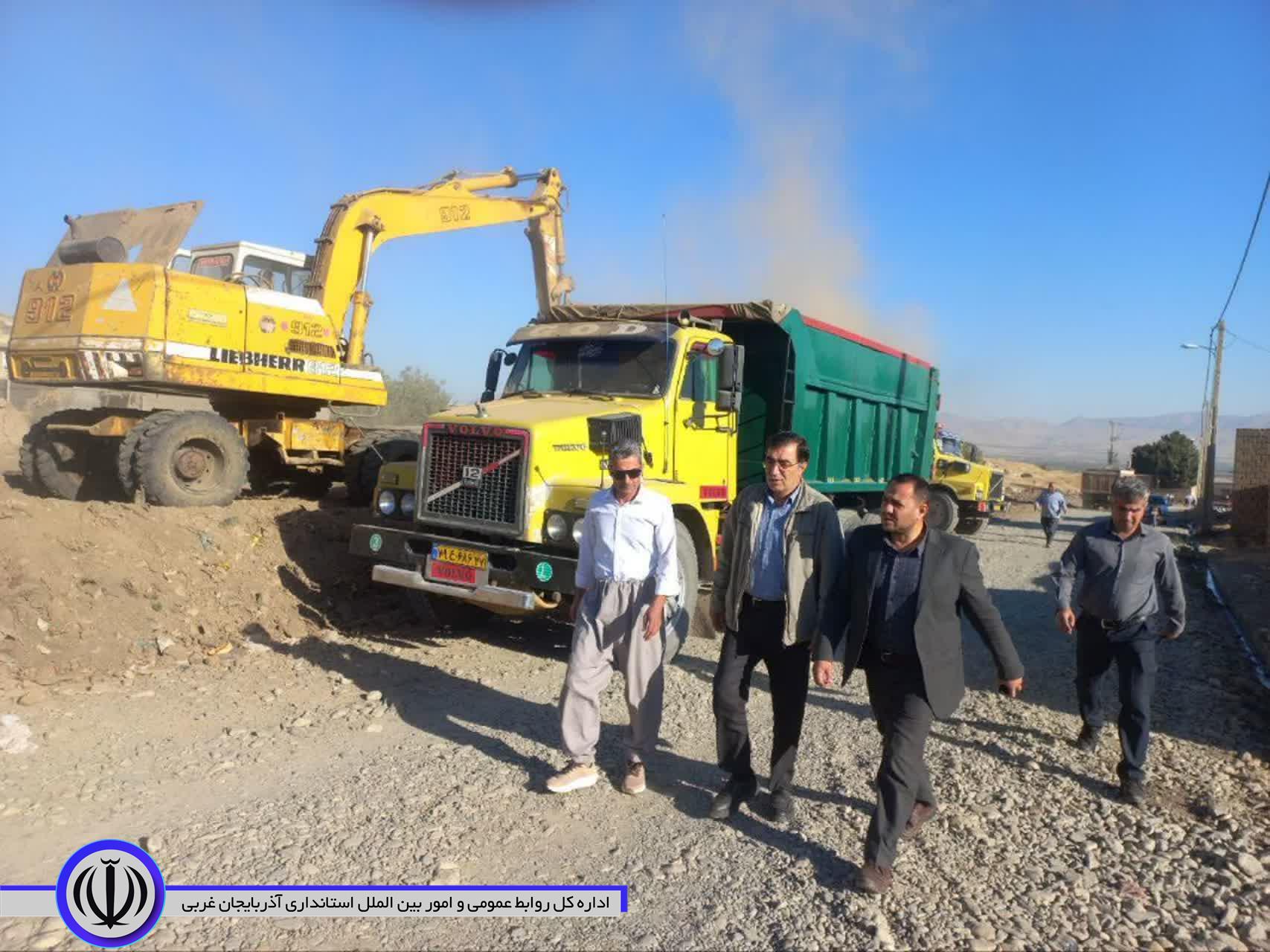 تداوم اجرای پروژههای عمرانی در روستاهای بخش مرکزی نقده