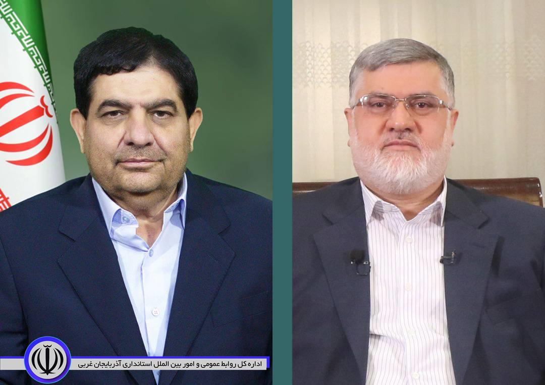 دیدار استاندارآذربایجان غربى با معاون اول رئیس جمهور