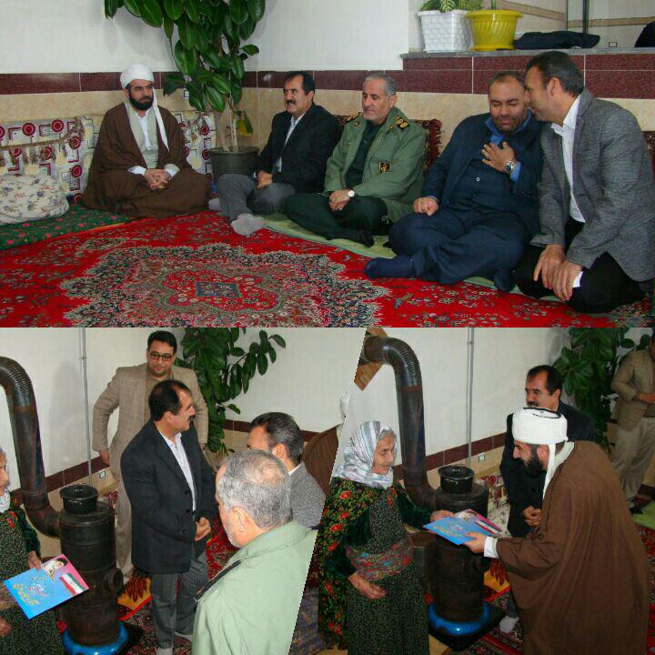 فرماندار شهرستان به همراه جمعی از مسئولین شهرستان با خانواده شهید ابراهیمی دیدار کردند.