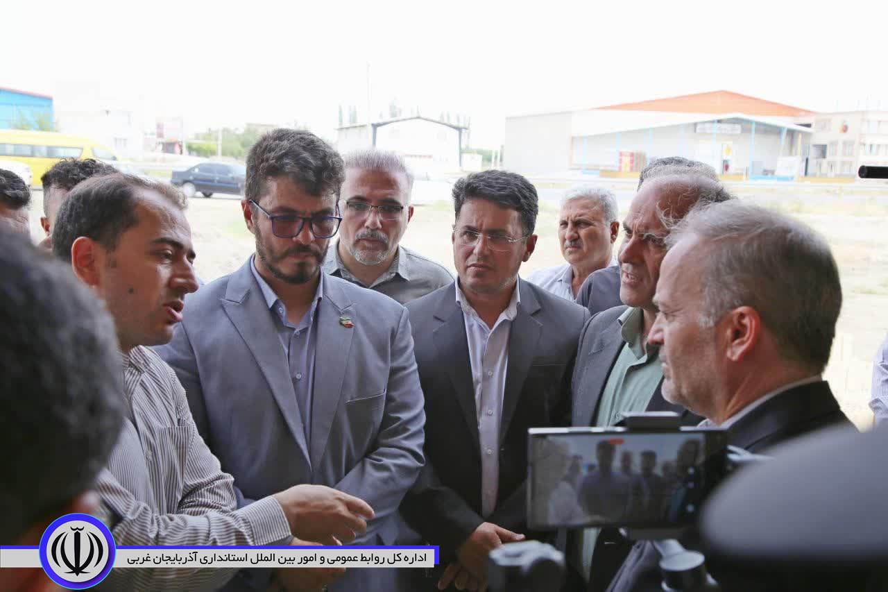 بازدید سرپرست فرمانداری شهرستان نقده از روند احداث نهمین مرکز فوریت های پزشکی اورژانس 115شهرستان