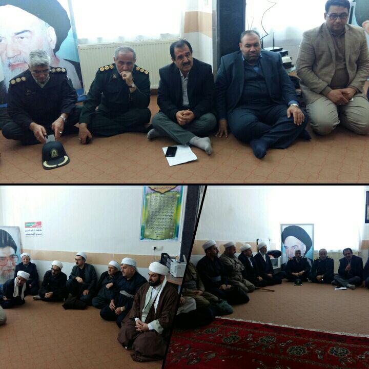 نشست صمیمی فرامرزی فرماندار شهرستان با روحانیون اهل سنت شهرستان نقده برگزار گردید.