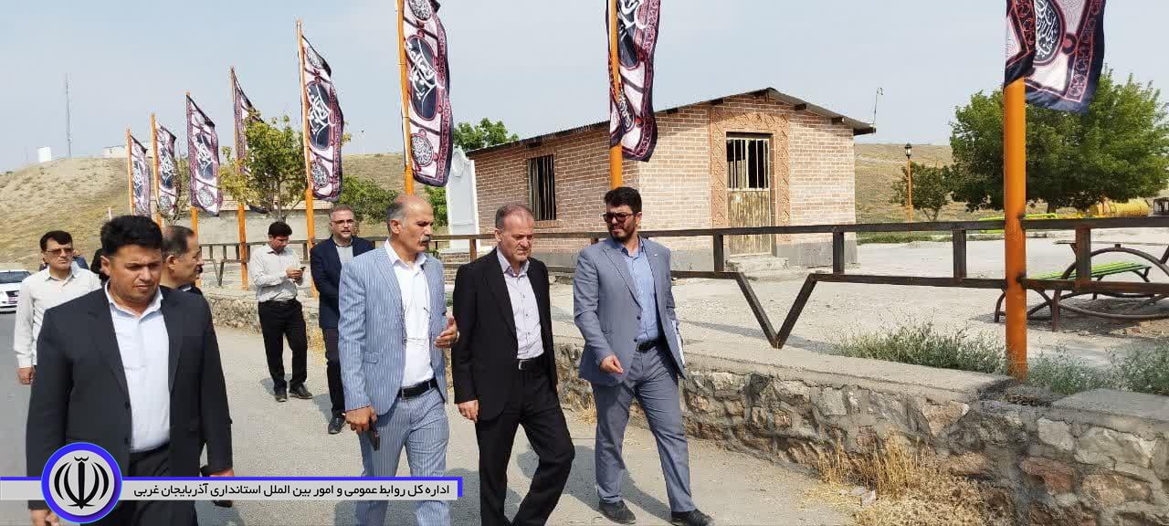 بازدید جعفری سرپرست فرمانداری شهرستان نقده از روستای گردشگری حسنلو با هدف حمایت از ثبت جهانی روستای گردشگری