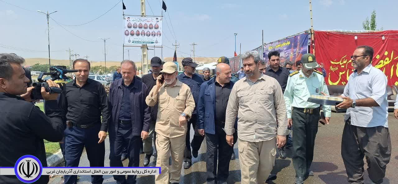 بازدید سردار پورجمشیدیان معاون وزیر کشور و رییس ستاد اربعین کشور، از پروژه های اربعین شهرستان نقده