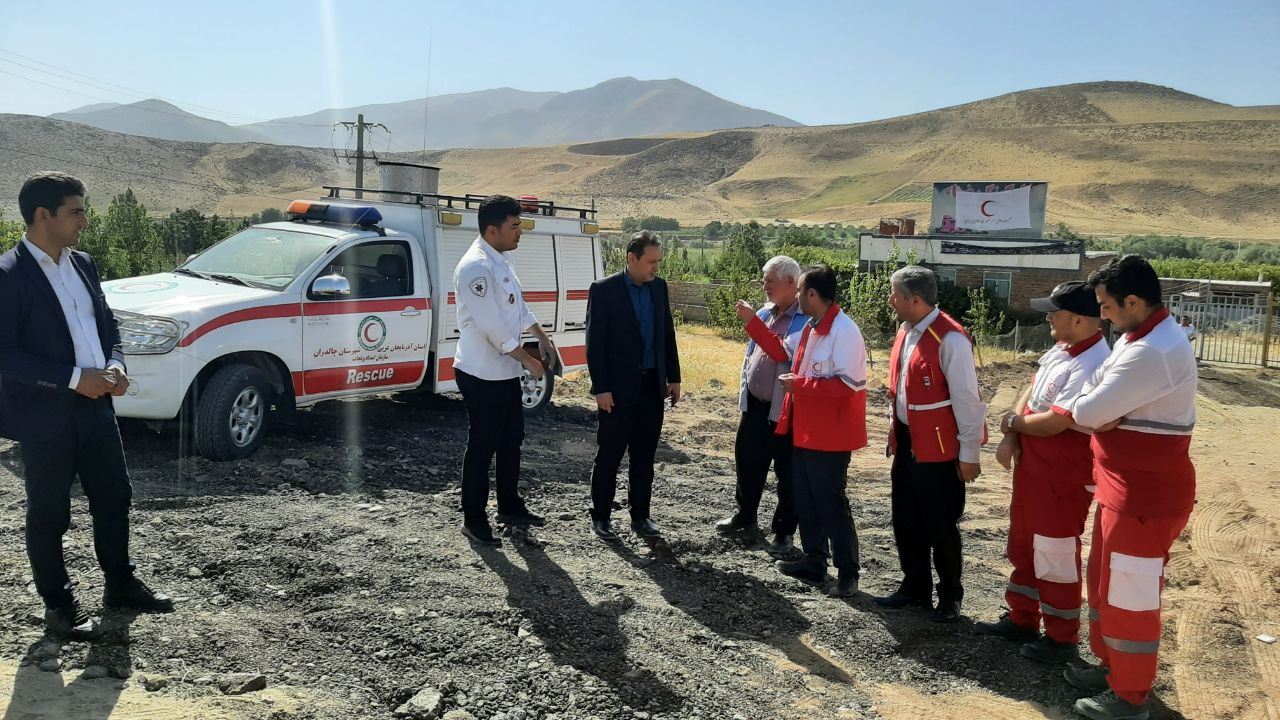 بازدید از اکیپ های امداد نجات ستاد اربعین مستقر در جاده های منتهی به مرز تمرچین