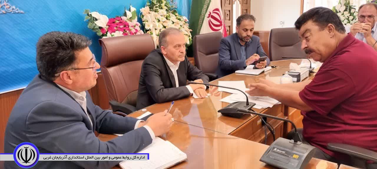 ملاقات عمومی و دیدار چهره به چهره امیرعباس جعفری سرپرست فرمانداری شهرستان نقده