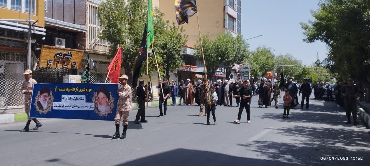 گزارش تصویری: عزاداری مردم شهرستان نقده در سالروز رحلت جانسوز معمار کبیر انقلاب اسلامی