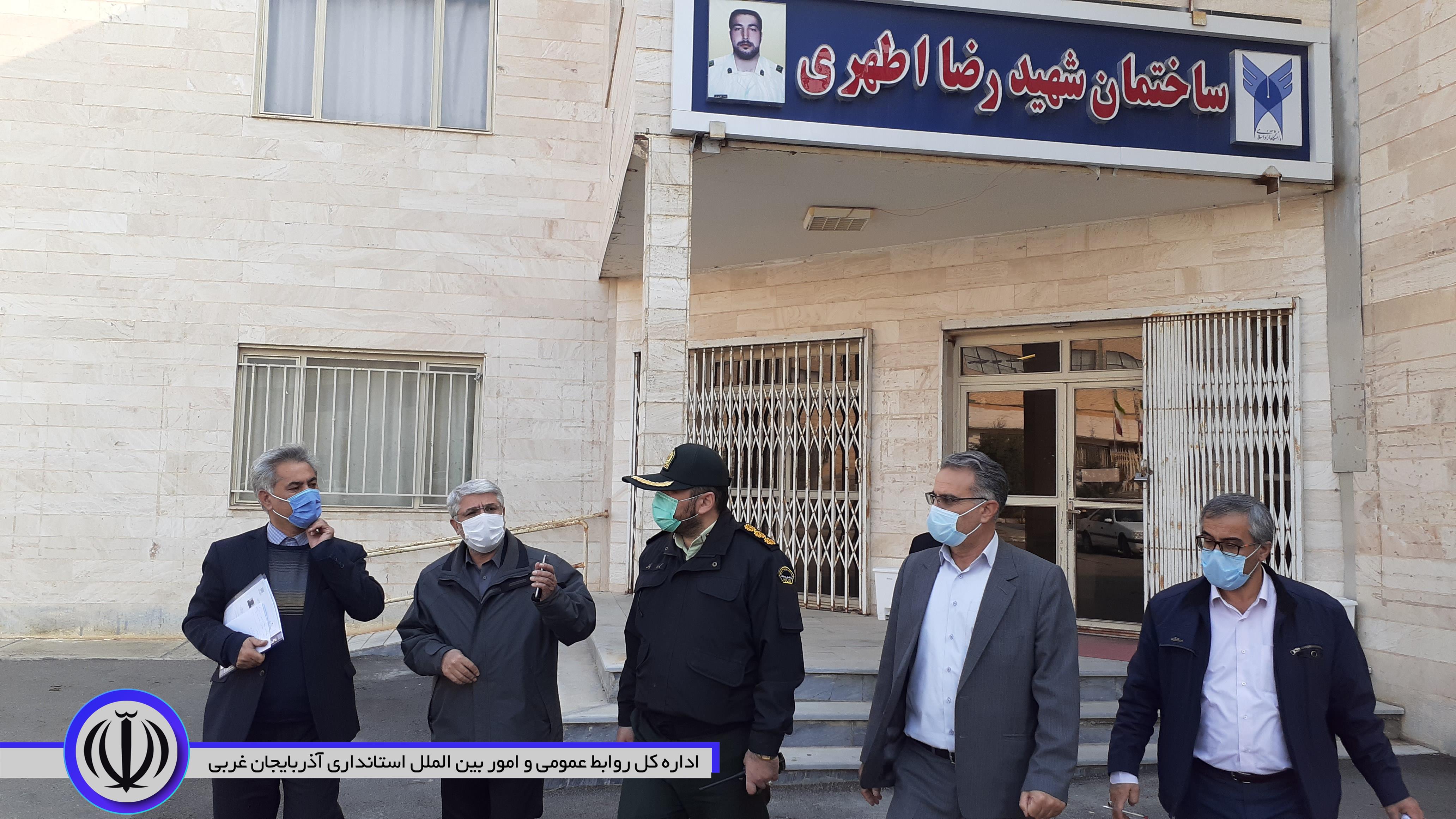 بازدید منوچهر شاکر فرماندار شهرستان از نحوه آماده سازی مراکز برگزاری هشتمین آزمون استخدامی دستگاه های اجرایی کشور در شهرستان نقده