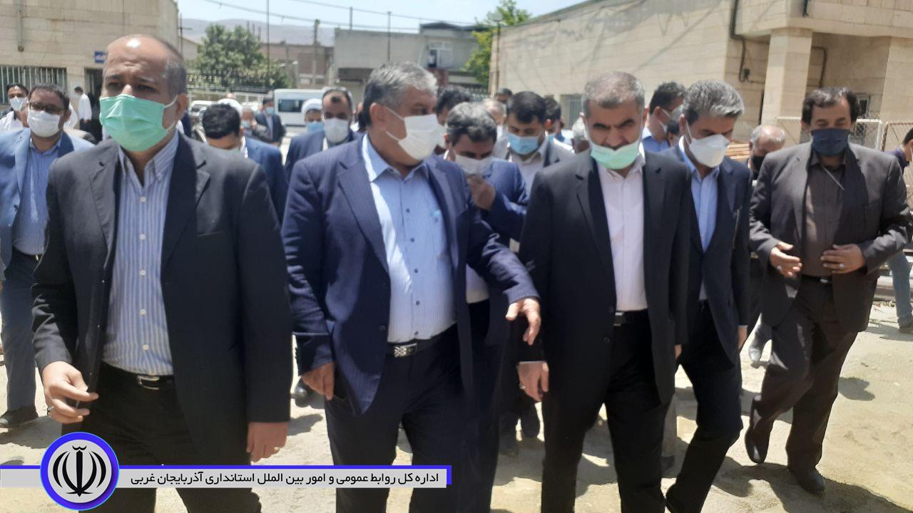 بازدید نایب رییس مجلس شورای اسلامی و استاندار آذربایجان غربی از روند اجرایی طرح توسعه بیمارستان امام(ره)