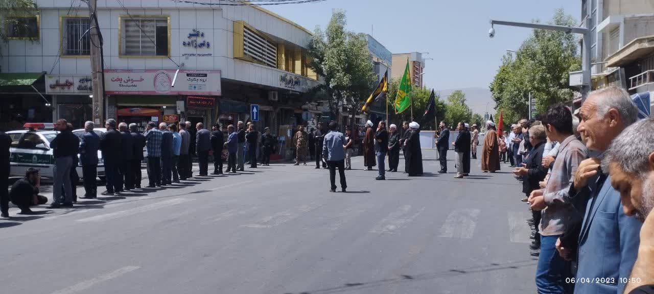 گزارش تصویری: عزاداری مردم شهرستان نقده در سالروز رحلت جانسوز معمار کبیر انقلاب اسلامی