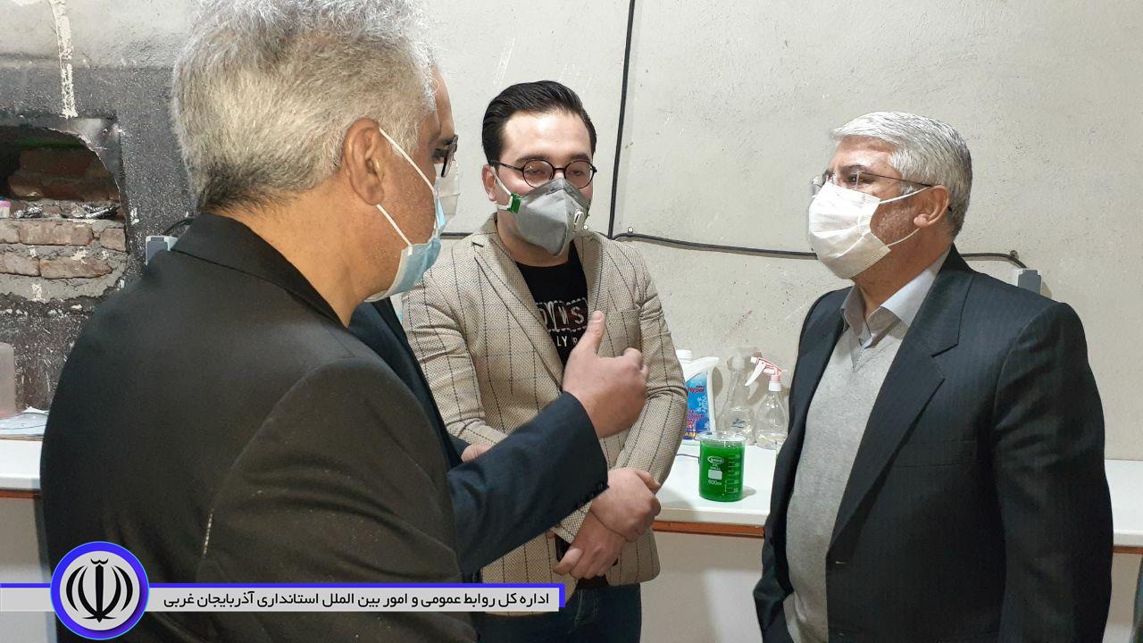 افتتاح کارگاه تولیدی ضدیخ با حضور منوچهر شاکر فرماندار شهرستان