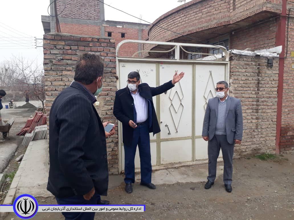 بازدید معاون سیاسی، امنیتی و اجتماعی و سرپرست بخشداری مرکزی از روستاهای چیانه و کاروانسرا