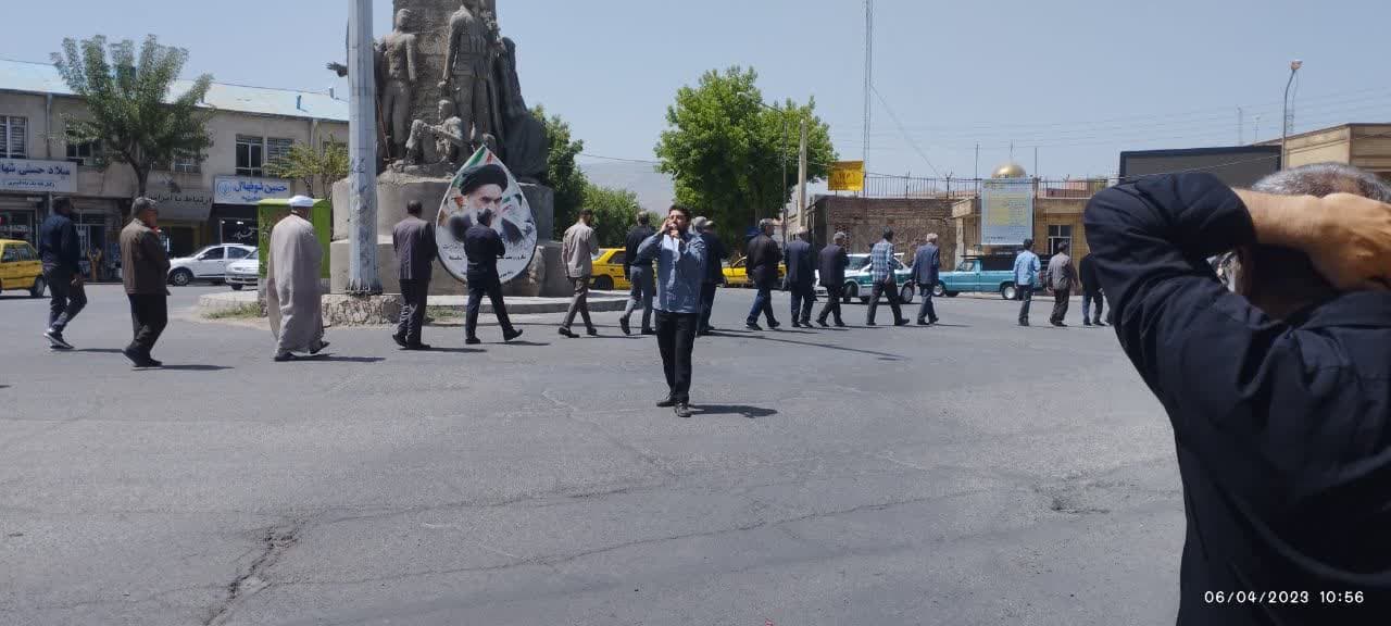 گزارش تصویری: عزاداری مردم شهرستان نقده در سالروز رحلت جانسوز معمار کبیر انقلاب اسلامی