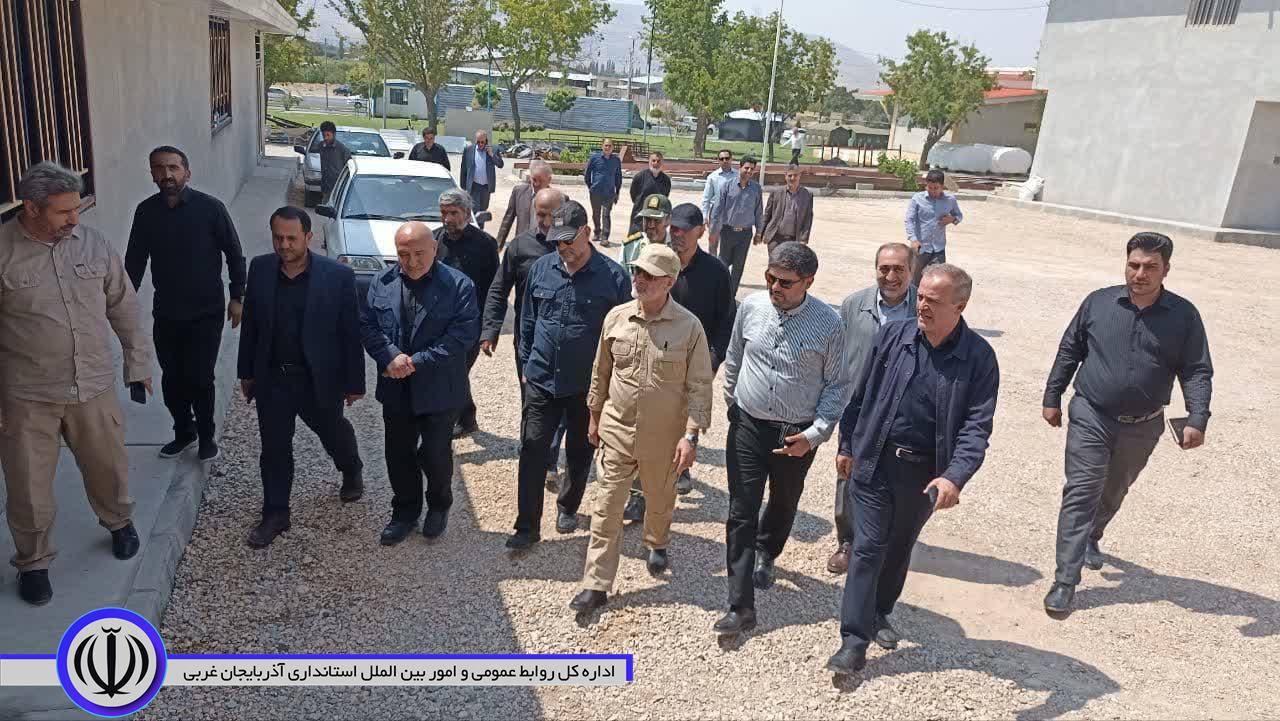 بازدید سردار پورجمشیدیان معاون وزیر کشور و رییس ستاد اربعین کشور، از پروژه های اربعین شهرستان نقده