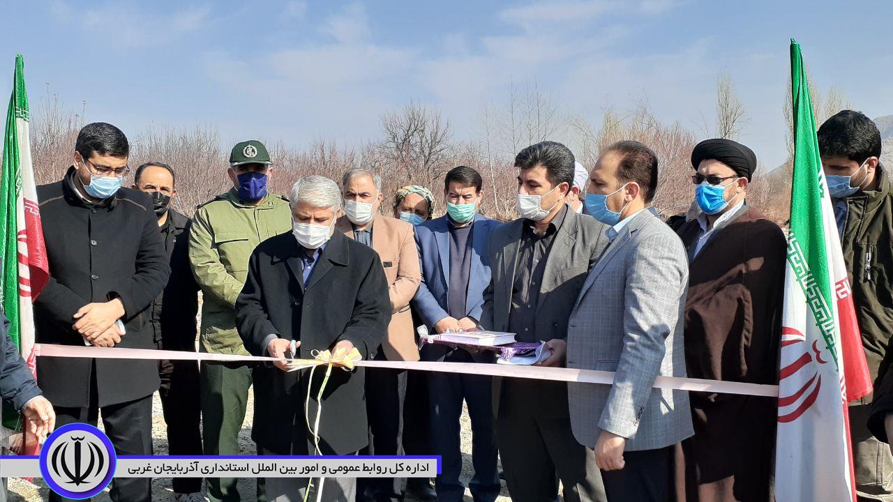 بهره برداری از کانال انتقال آب روستای گلوان برای مصارف کشاورزی