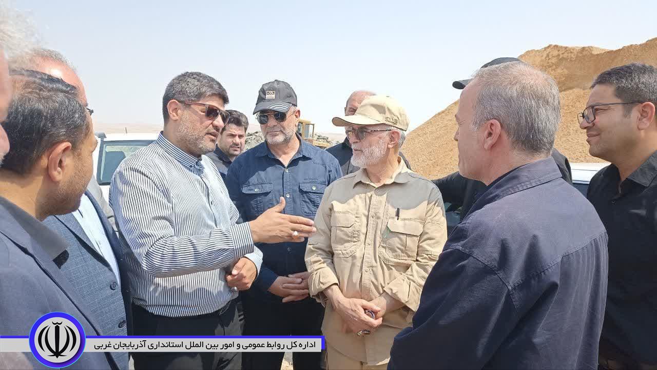بازدید سردار پورجمشیدیان معاون وزیر کشور و رییس ستاد اربعین کشور، از پروژه های اربعین شهرستان نقده