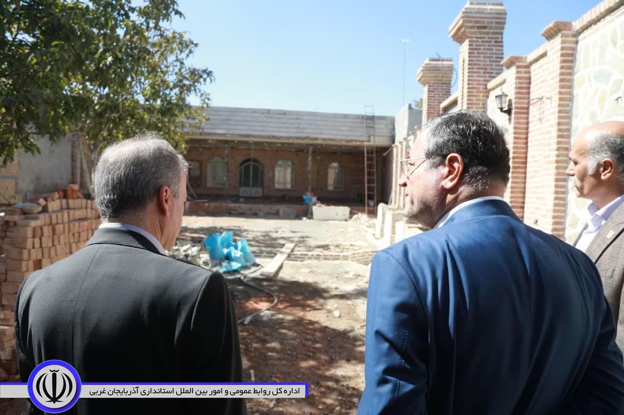 بازدید استاندار آذربایجانغربی از تپه تاریخی حسنلو نقده + تصاویر