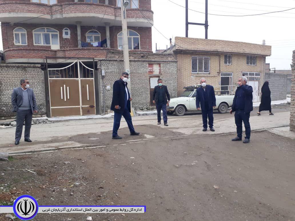 بازدید معاون سیاسی، امنیتی و اجتماعی و سرپرست بخشداری مرکزی از روستاهای چیانه و کاروانسرا