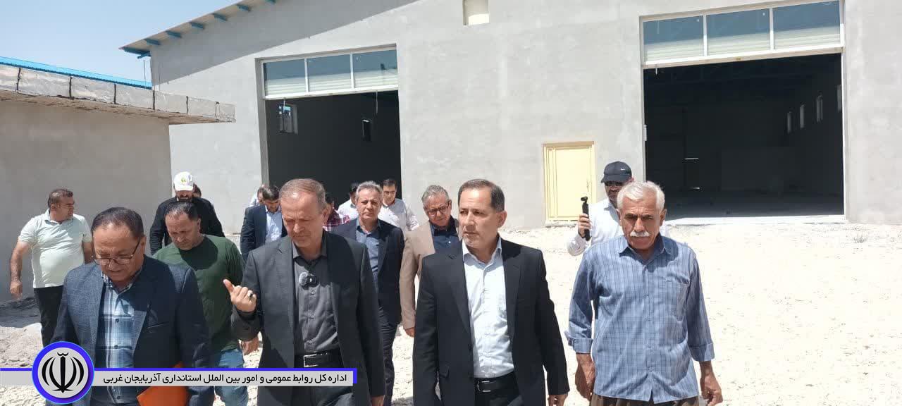 بازدید میدانی سرپرست فرمانداری نقده از شهرک صنعتی شهید بروجردی خلیفه لو
