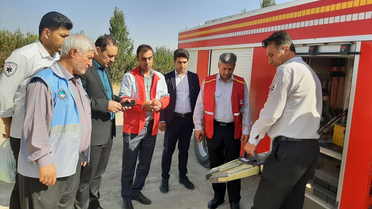 بازدید از اکیپ های امداد نجات ستاد اربعین مستقر در جاده های منتهی به مرز تمرچین