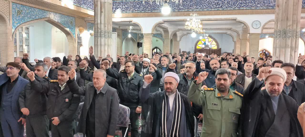 برگزاری مراسم گرامیداشت 9 دی در شهرستان نقده + تصاویر