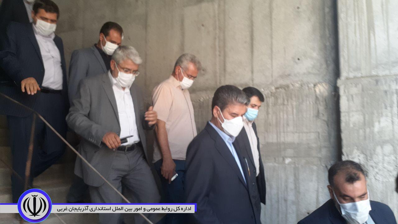 بازدید نایب رییس مجلس شورای اسلامی و استاندار آذربایجان غربی از روند اجرایی طرح توسعه بیمارستان امام(ره)
