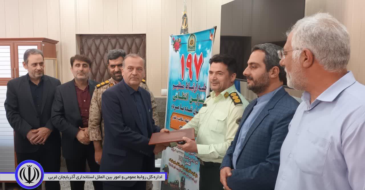 دیدار سرپرست فرمانداری شهرستان نقده با فرمانده انتظامی نقده