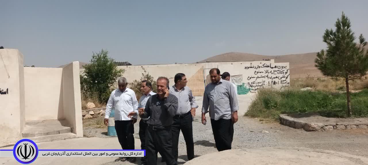 بازدید میدانی سرپرست فرمانداری نقده از شهرک صنعتی شهید بروجردی خلیفه لو