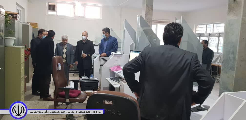 حضور سرزده سرپرست فرمانداری در ادارات شهرستان