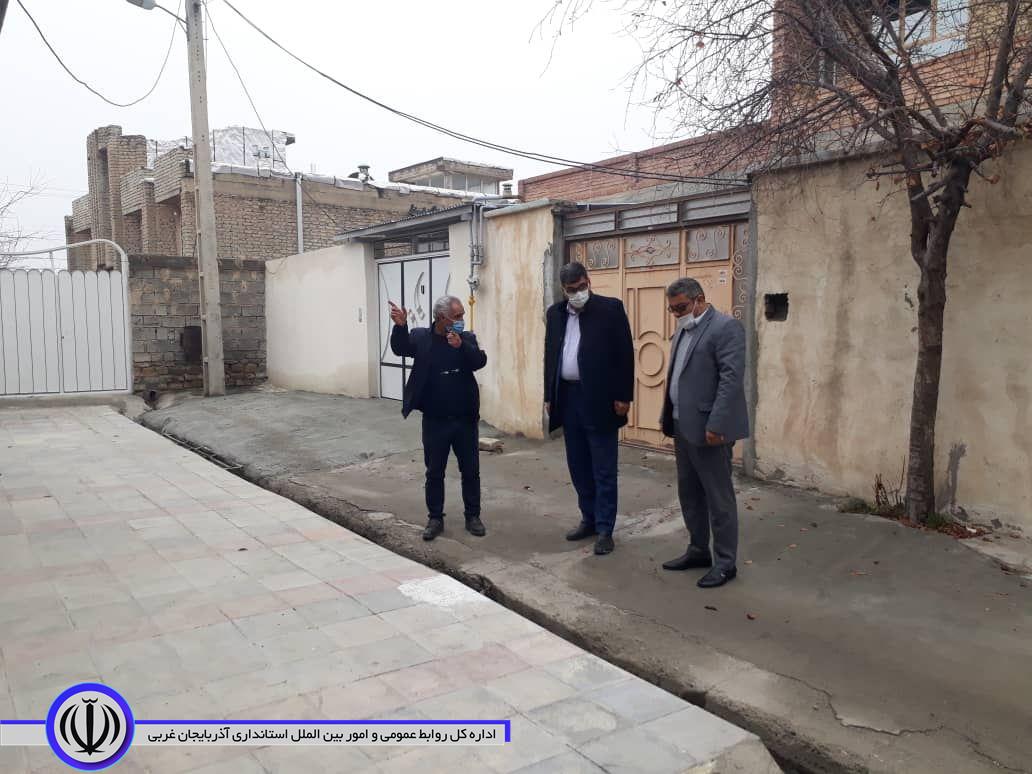 بازدید معاون سیاسی، امنیتی و اجتماعی و سرپرست بخشداری مرکزی از روستاهای چیانه و کاروانسرا