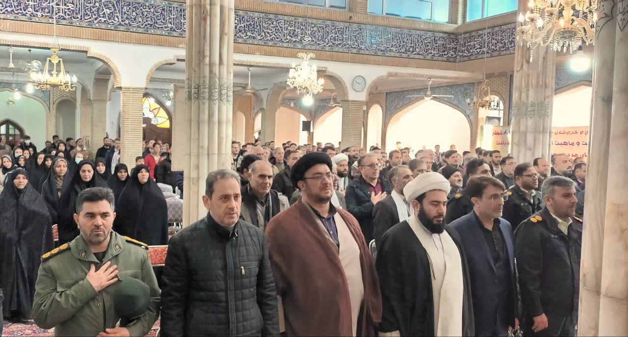 برگزاری مراسم گرامیداشت 9 دی در شهرستان نقده + تصاویر