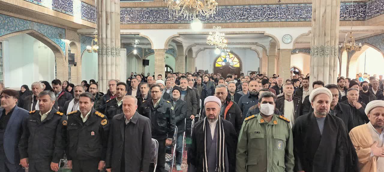 برگزاری مراسم گرامیداشت 9 دی در شهرستان نقده + تصاویر