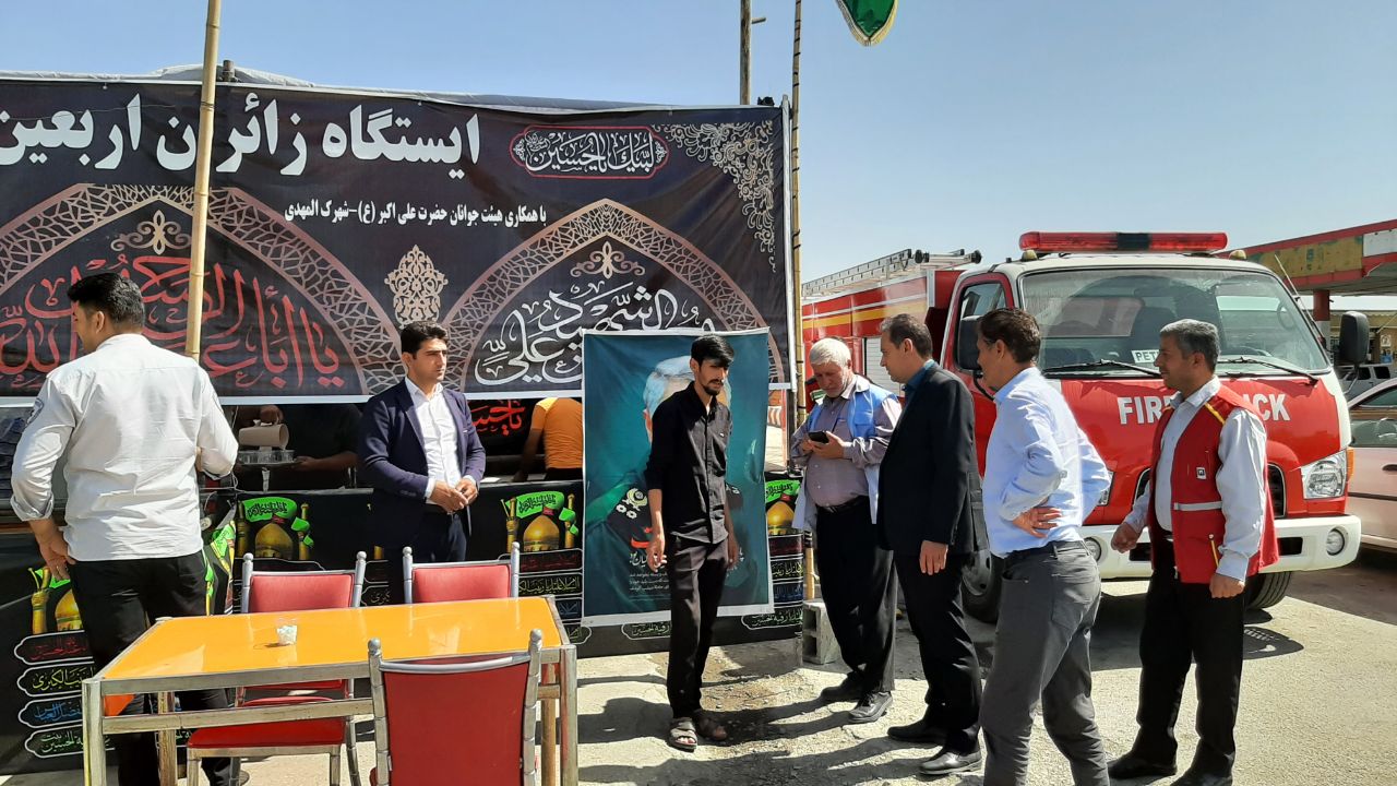 بازدید از اکیپ های امداد نجات ستاد اربعین مستقر در جاده های منتهی به مرز تمرچین