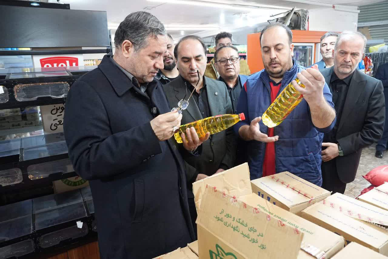 بازدید استاندار آذربایجان‌غربی و فرماندار شهرستان نقده از بازار این شهرستان + تصاویر