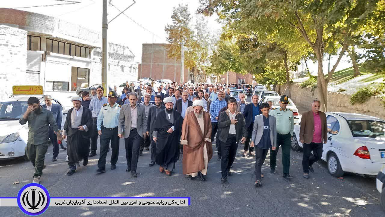 برگزاری راهپیمایی بشارت نصر در شهرستان نقده