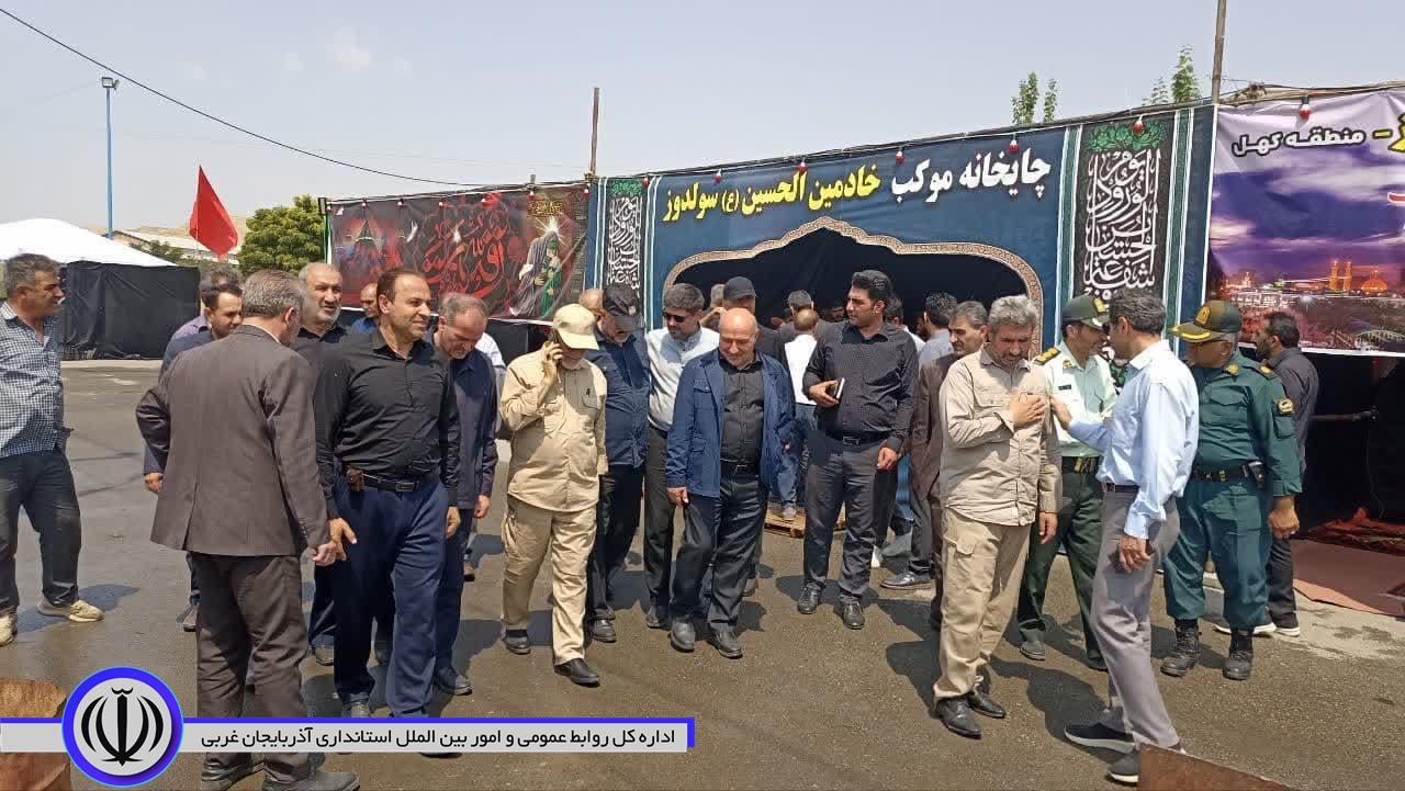 بازدید سردار پورجمشیدیان معاون وزیر کشور و رییس ستاد اربعین کشور، از پروژه های اربعین شهرستان نقده