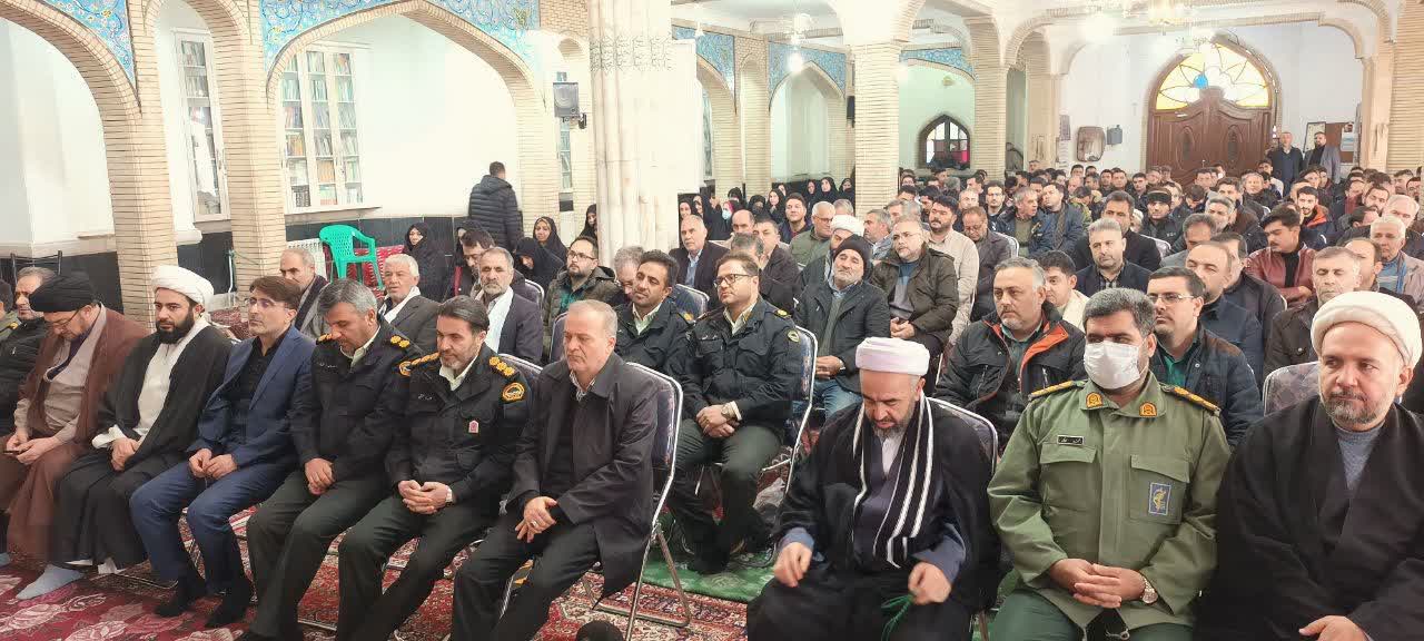 برگزاری مراسم گرامیداشت 9 دی در شهرستان نقده + تصاویر