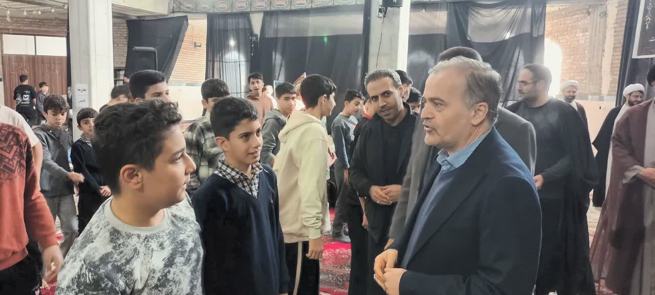 حضور فرماندار نقده در مراسم معنوی اعتکاف دانش‌آموزان