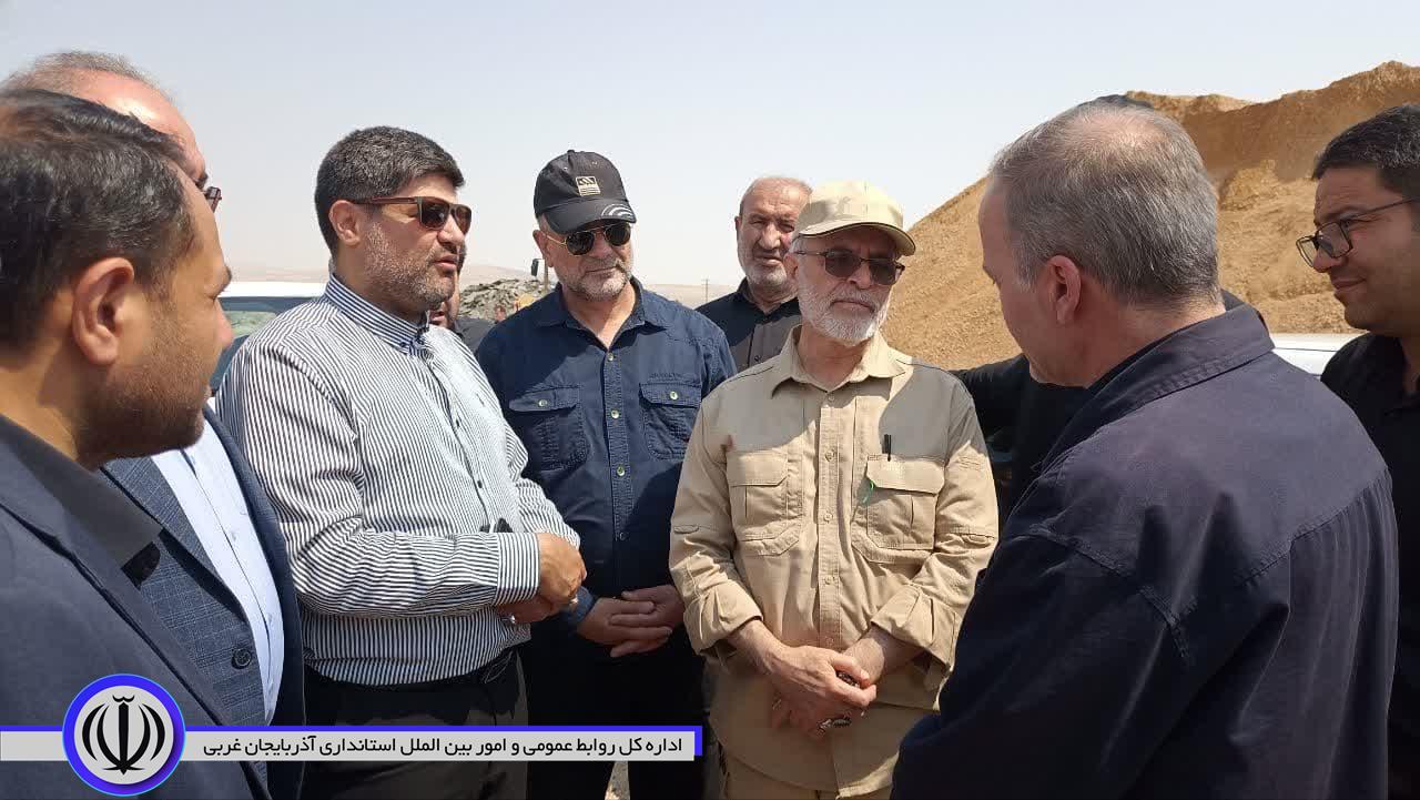 بازدید سردار پورجمشیدیان معاون وزیر کشور و رییس ستاد اربعین کشور، از پروژه های اربعین شهرستان نقده
