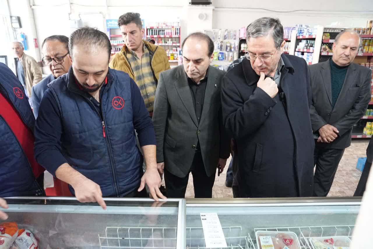 بازدید استاندار آذربایجان‌غربی و فرماندار شهرستان نقده از بازار این شهرستان + تصاویر