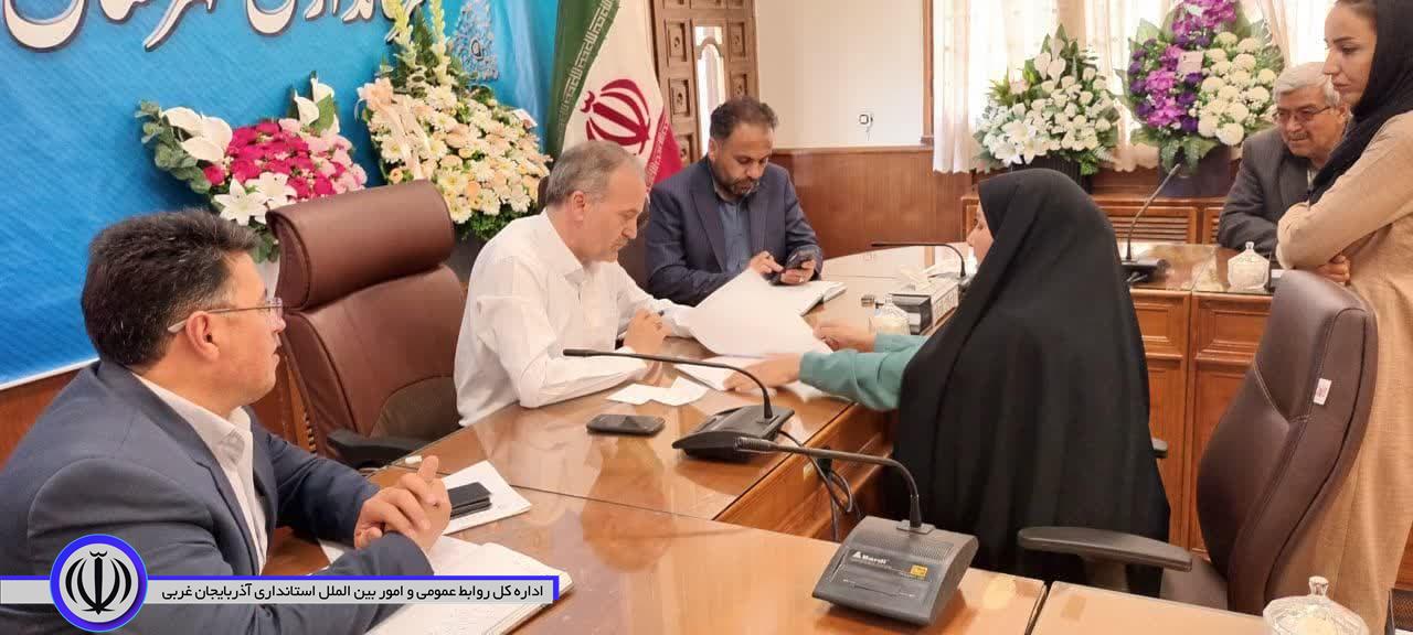 ملاقات عمومی و دیدار چهره به چهره امیرعباس جعفری سرپرست فرمانداری شهرستان نقده