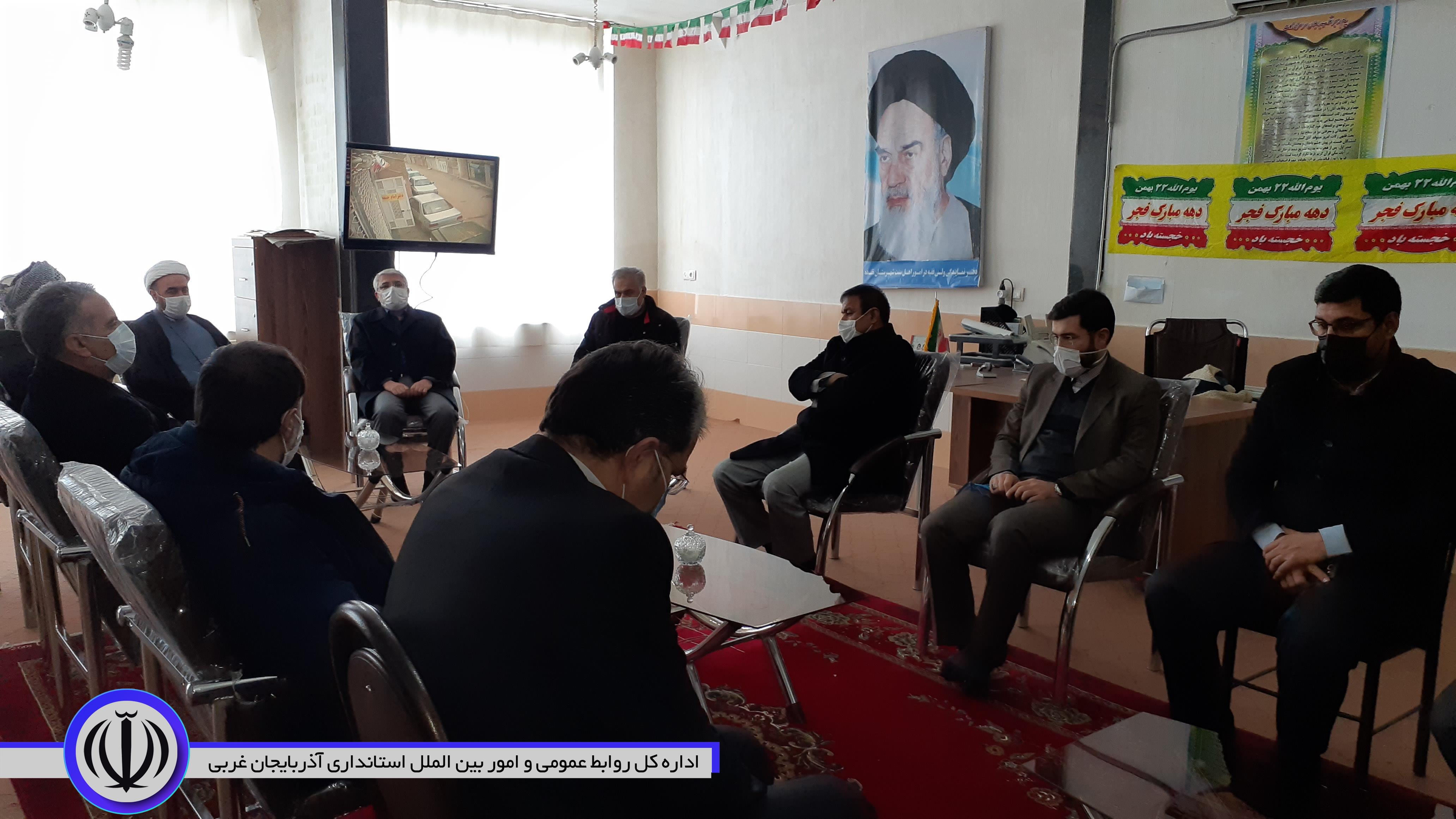 دیدار فرماندار شهرستان با امام جمعه اهل سنت نقده