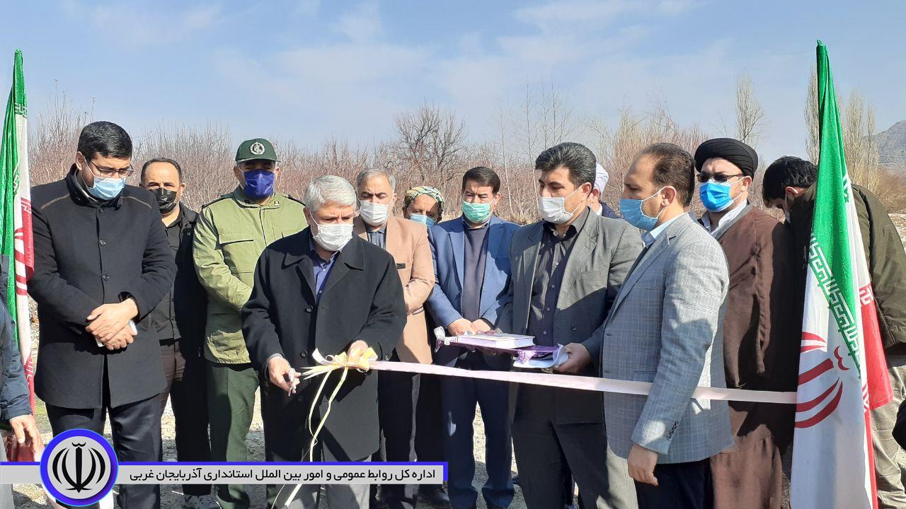 بهره برداری از کانال انتقال آب روستای گلوان برای مصارف کشاورزی