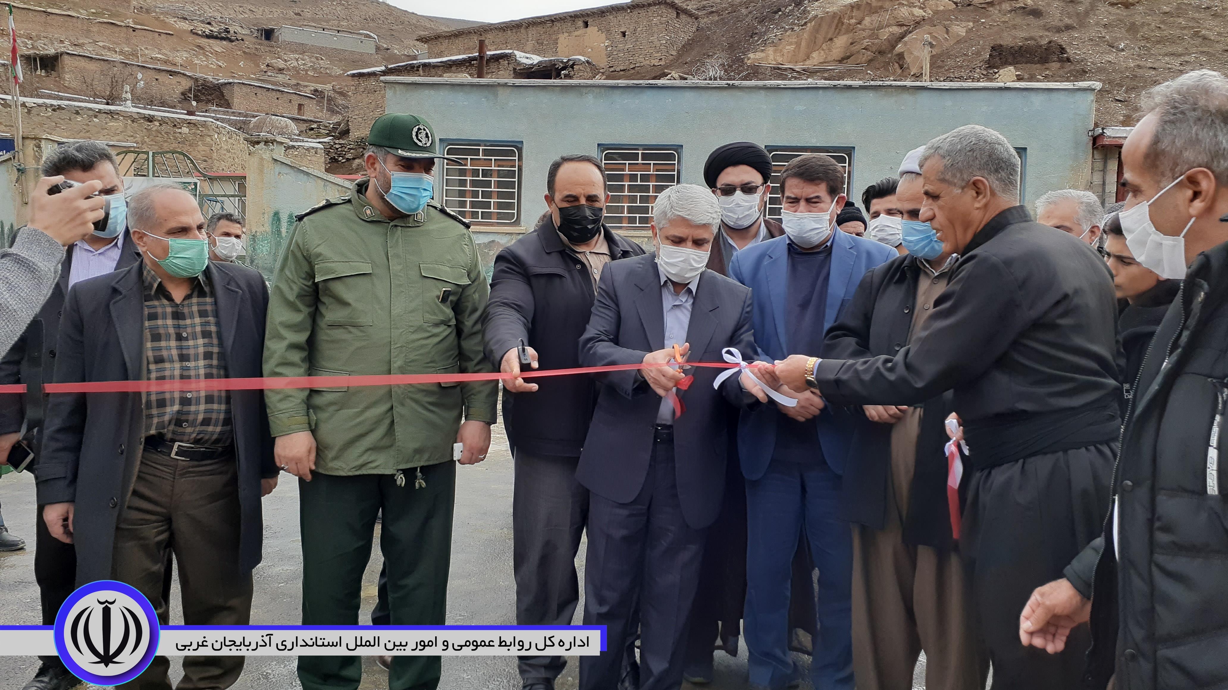 بهره برداری از پل بتنی روستای ماسو با حضور فرماندار شهرستان