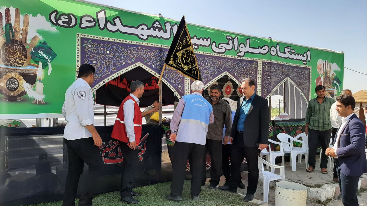 بازدید از اکیپ های امداد نجات ستاد اربعین مستقر در جاده های منتهی به مرز تمرچین