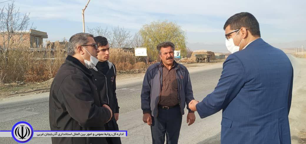 بازدید سرپرست بخشداری مرکزی از چندین روستا