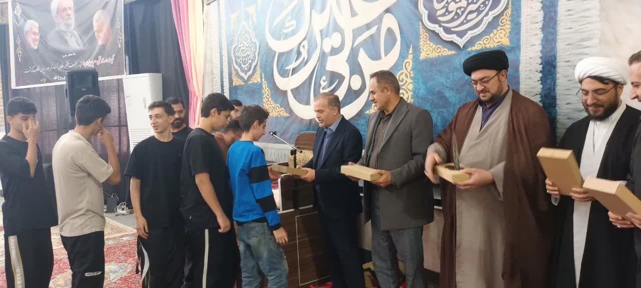 حضور فرماندار نقده در مراسم معنوی اعتکاف دانش‌آموزان